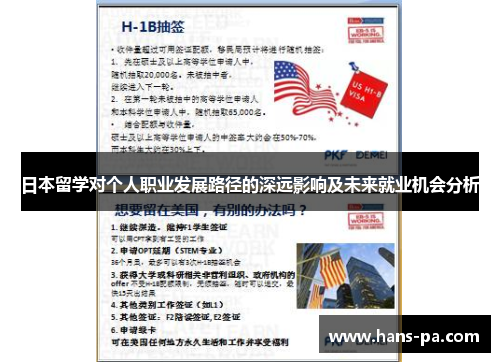 日本留学对个人职业发展路径的深远影响及未来就业机会分析