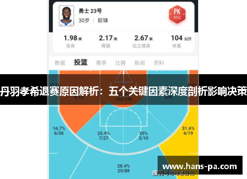 丹羽孝希退赛原因解析：五个关键因素深度剖析影响决策