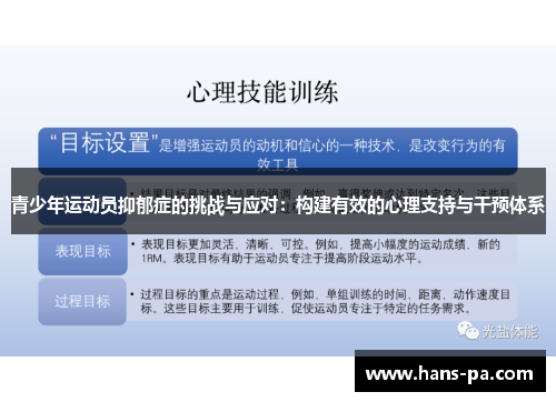 青少年运动员抑郁症的挑战与应对：构建有效的心理支持与干预体系