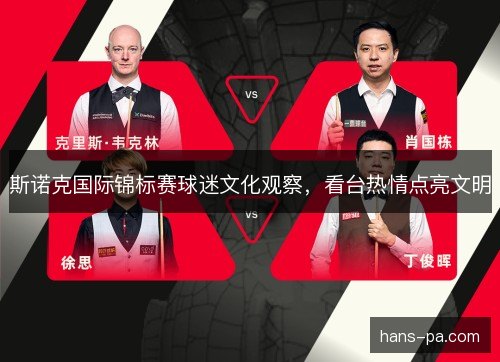 斯诺克国际锦标赛球迷文化观察，看台热情点亮文明